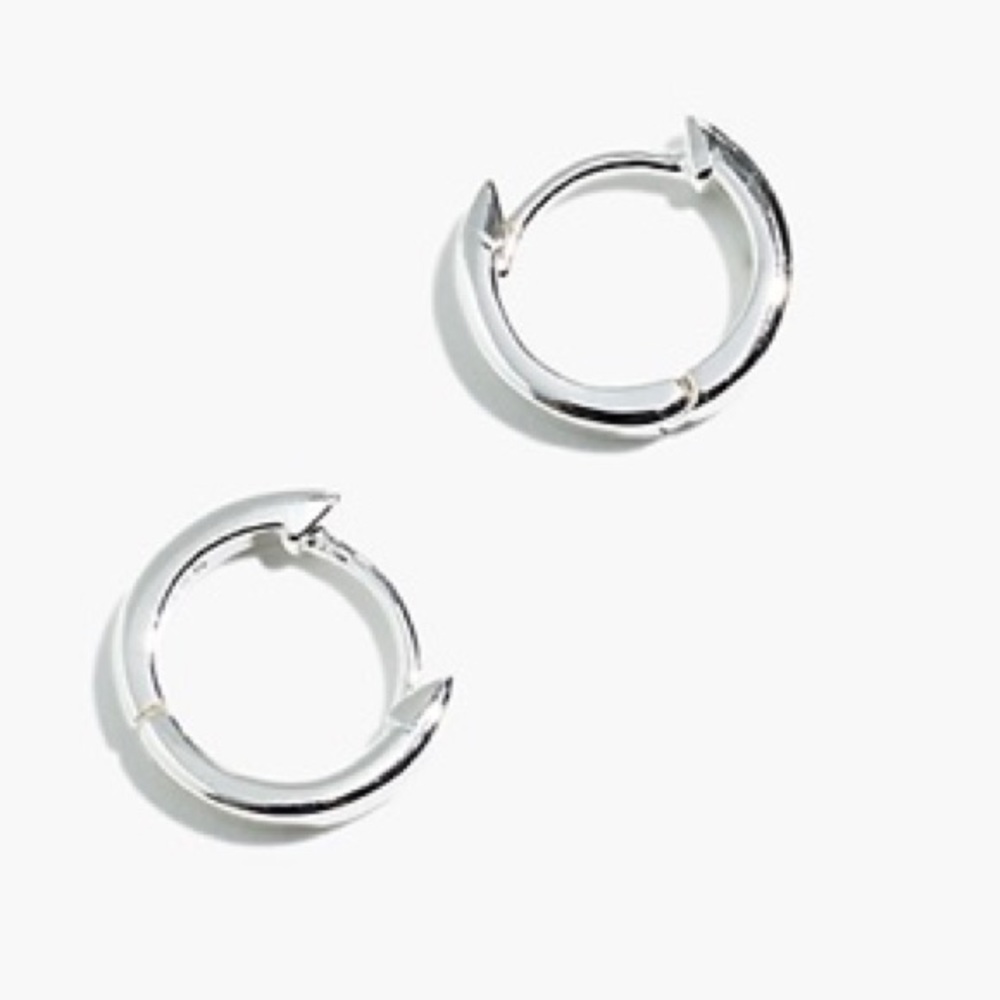 Madewell delicate collection Demi-fine huggie mini hoop earring